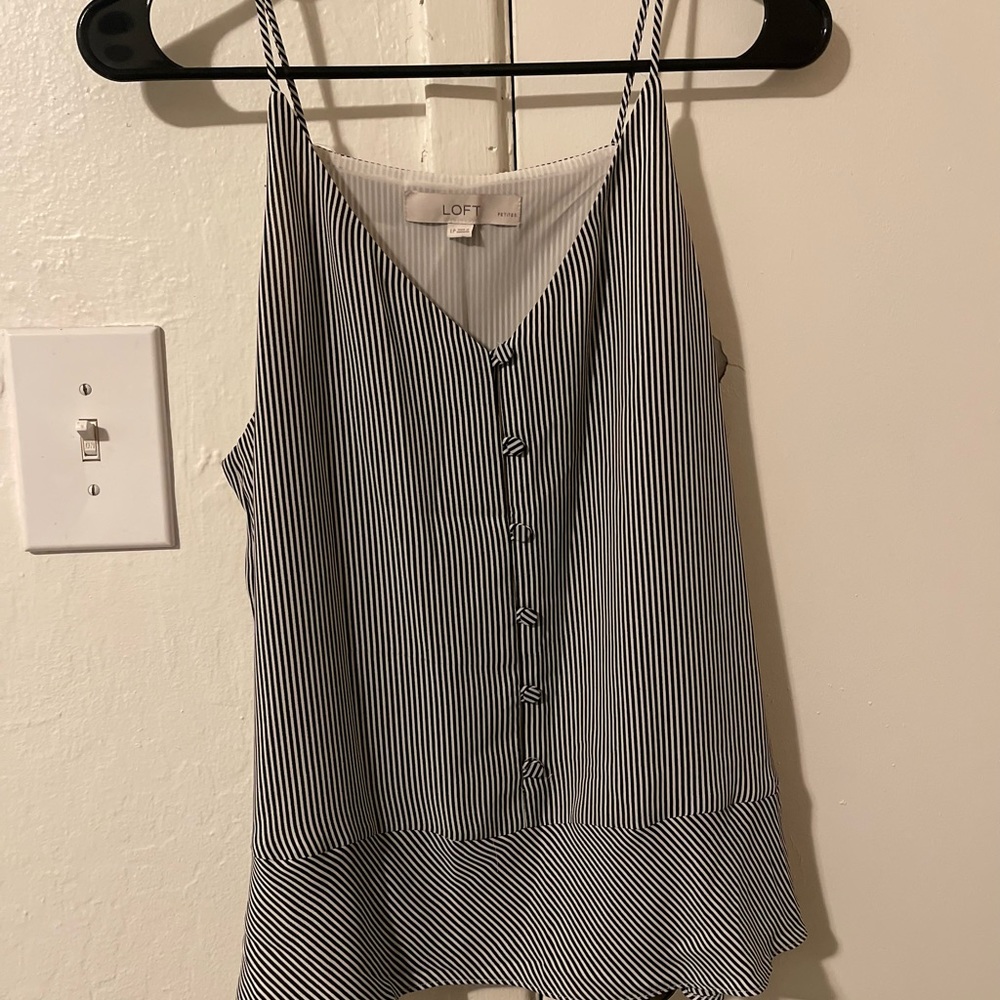 Large stripped top